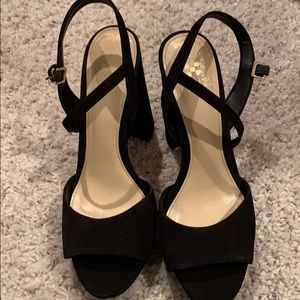 Vince Camuto Black suede heels